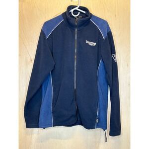 Triumph Motorcycles Full-Zip‎ Fleece Jacket Men's Size Medium